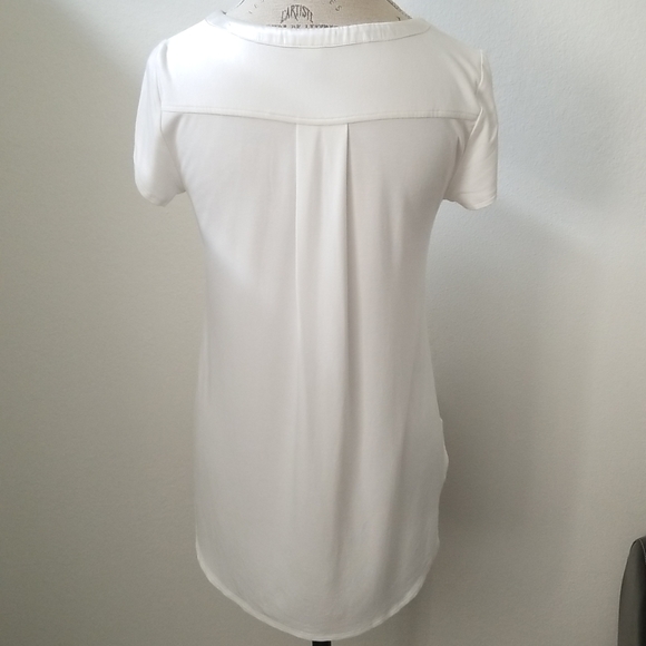 Satin Trim T Shirt - Picture 2 of 6
